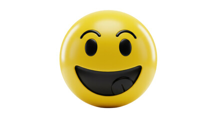 Isolated Yummy Emoji