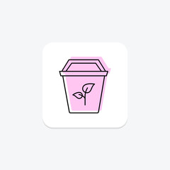 Organic Compost Building, vector, pixel perfect, illustrator file