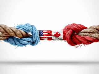 US-Canada Ties, Knotted Flags, Bilateral Relations