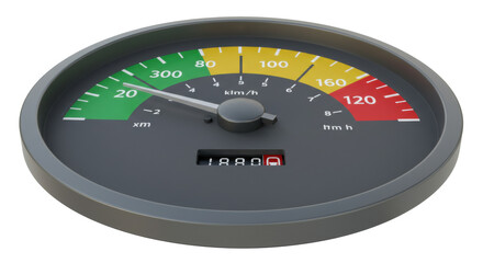 Isolated Speedometer