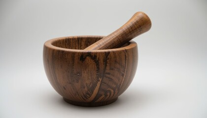 Multiple wooden mortars stacked together highlighting craftsmanship and versatility in kitchenware