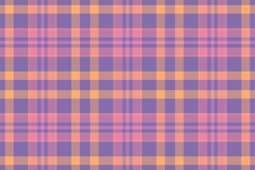 Soft pastel plaid pattern in peach, lavender, and lilac hues.  Ideal for textile designs, backgrounds, or fashion projects.