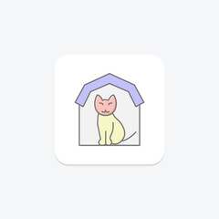 Livestock Resting Shed, vector, pixel perfect, illustrator file