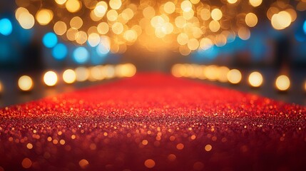 Colorful bokeh lights background