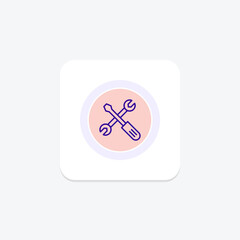 Tractor Repair Shop, vector, pixel perfect, illustrator file