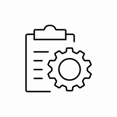 settings list configuration menu icon vector sign