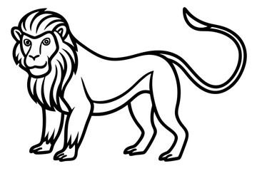 Mandrill Minimalist Art