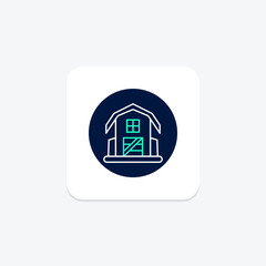 Livestock Memorial Barn, vector, pixel perfect, illustrator file