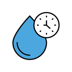 Time  vector icon stock illustration