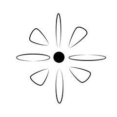 abstract flower vector illustration