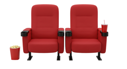 Isolated Cinema Seats