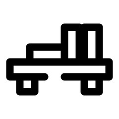 furniture dashed line icon