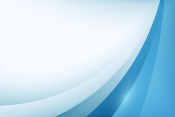 modern blue and white wavy curve abstract background