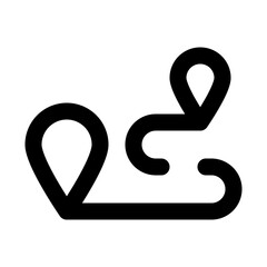 traveling dashed line icon