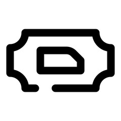 traveling dashed line icon