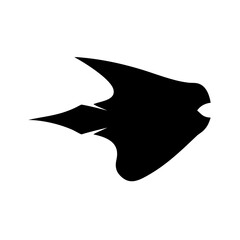 arrowhead icon, arrowhead silhouette vector illustration-simple silhouette illustration of arrowhead, perfect for arrowhead logos and icons