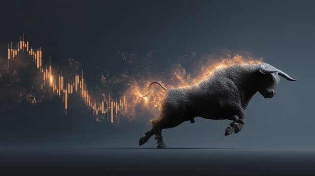 Charts, bull market cycles, financial markets and economics, exchange design 