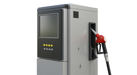 Isolated Gas Station