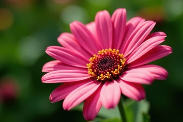 Obraz premium Close-up view of a Marguerite daisy, showcasing its texture and color , nature, plant photography