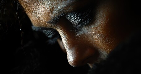 Passionate young couple in intimate moment sensual touch erotic beauty romance