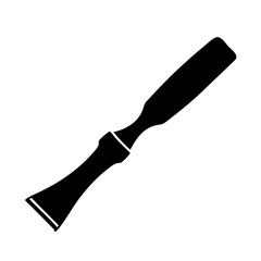 chisel icon, chisel silhouette vector illustration-simple silhouette illustration of chisel, perfect for chisel logos and icons