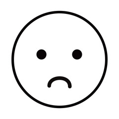 Fototapeta premium シンプル表情 不満