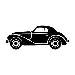 classic car show icon icon, classic car show icon silhouette vector illustration-simple silhouette illustration of classic car show icon, perfect for classic car show icon logos and icons
