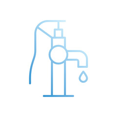 Fountain  vector icon stock illustration