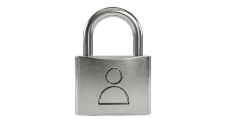 Naklejka premium Isolated padlock