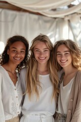  joy of connection: diversity and warm smiles