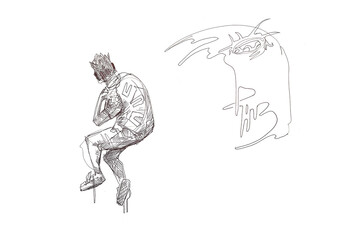 silhouette of a horse