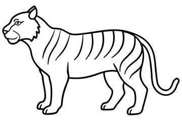  Minimal Liger Line Art