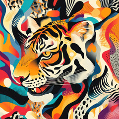 tiger skin pattern