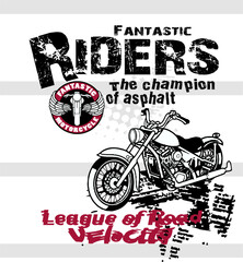 Fantastic Riders Motorcycle Kids' T-shirt and Shorts Set