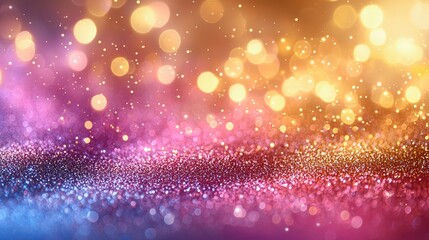Colorful bokeh lights background