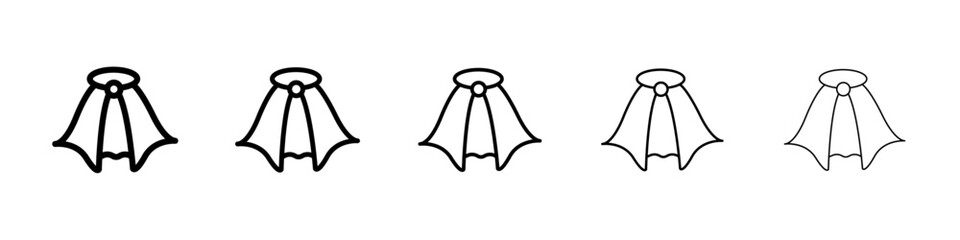 Cape icon Symbol mark in Outline style
