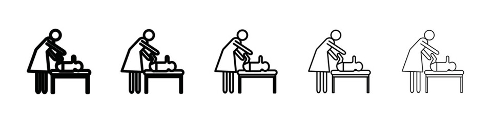 changing table icon Symbol mark in Outline style