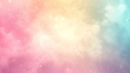 Fototapeta premium Pastel Nebula Galaxy Background