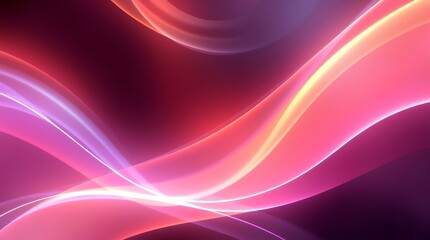 Crimson Radiance: An Abstract Study in Warm Light and Flow
