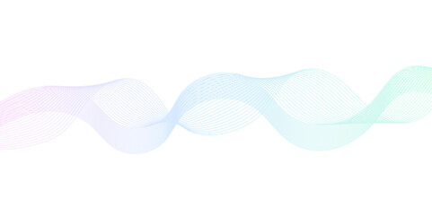 abstract wave element for design pink and white. Design template for cover, business. Abstract dynamic color lines, waves. Vector geometric backgrounds.	