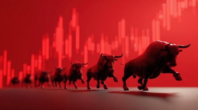 bulls and charts, bull market cycles, financial markets and economics
