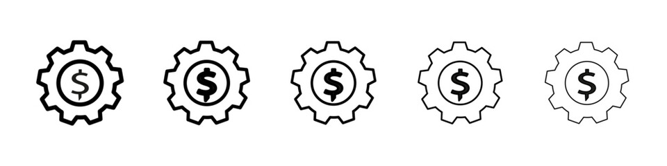 Ethical investment icon Symbol mark in Outline style