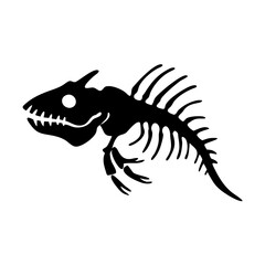fossil icon, fossil silhouette vector illustration-simple silhouette illustration of fossil, perfect for fossil logos and icons