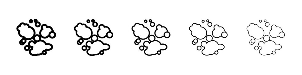 foam icon Symbol mark in Outline style