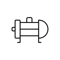 Water Pump vector icon stock illustration