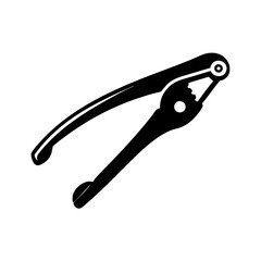 garlic press icon, garlic press silhouette vector illustration-simple silhouette illustration of garlic press, perfect for garlic press logos and icons