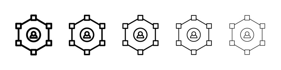 Immersive icon Symbol mark in Outline style