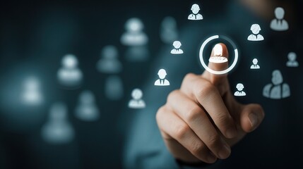 Fototapeta premium Customer Insight Marketing Concept for Increased Engagement