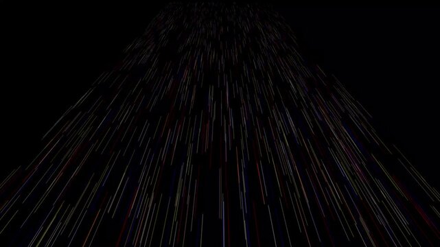 Bright blue explosion of light and sparks in space a futuristic design with motion blur