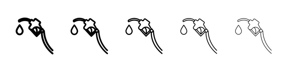 petrol icon Symbol mark in Outline style